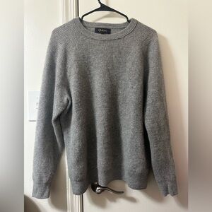Quince 100% Mongolian Cashmere Waffle Crewneck Sweater